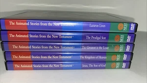 Posten DVDs Nest Animierte Geschichten aus der Bibel Neues Testament 5 DVDs insgesamt 1 Neu - Bild 1 von 3