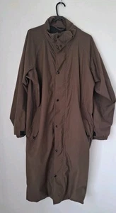 Rohan Globetrotter Mac Small Brown Button Up Rain Coat - Picture 1 of 9