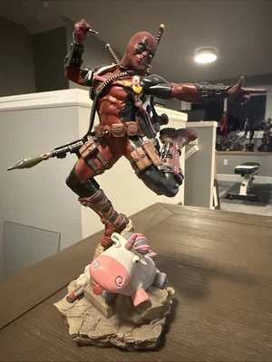 钢铁工作室死侍1/10雕像漫威漫画哨兵系列 — 第 1/4 张图片