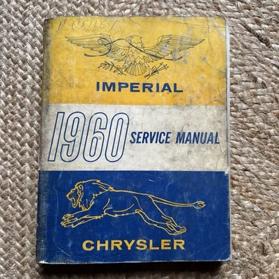 Chrysler Imperial Shop 1960 manual técnico de servicio Windsor Saratoga New Yorker Foto 1 de 4