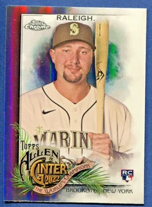 2022 Topps Allen & Ginter Chrome Cal Raleigh Rookie Refractor #178 - Bild 1 von 2