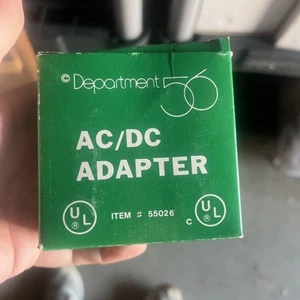 Dept 56 Village Accessory AC/DC Adapter 55026 White, Gently used - Picture 1 of 2