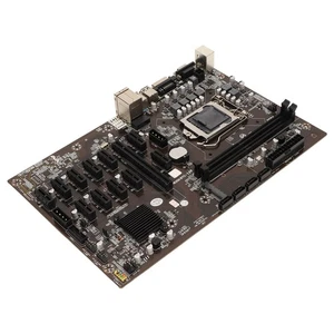 Mining Mainboard Support 12 PCIE Ports 2 DDR4 DIMM LGA1151 4 SATA3.0 Maximum NEW - Afbeelding 1 van 12