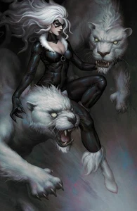 Amazing Spider-Man #45 Virgin Kendrick Lim Exclusive Black Cat Spiderman 1 - Picture 1 of 2
