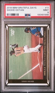 BBM Thanked Days #11 Shohei Ohtani 2018 PSA 9 - Imagen 1 de 2