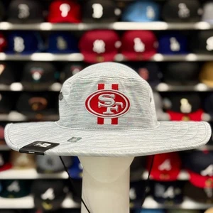 Gorra de pescador New Era de los San Francisco 49ers NFL | plateada/roja debajo del ala - Imagen 1 de 3