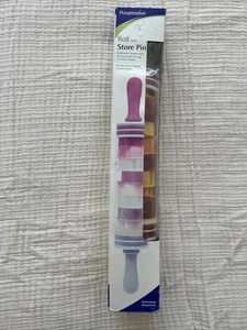 Progressive International Roll-And-Store Pin rolling pin & cookie cutters in 1 - Picture 1 of 7