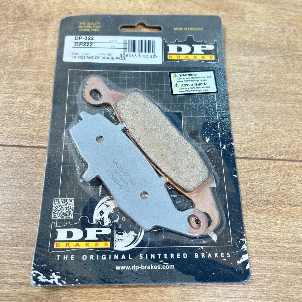 PASTILLAS FRENO DELANTERAS SINTERIZADAS DP NUEVAS / DP322 / SUZUKI DL650 VN900 VL1500 Foto 1 de 2