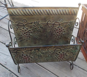 Metal Grape Magazine Rack / Magazine Stand  MR-62) - Bild 1 von 4