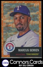 115 Marcus Semien     2022 Topps Chrome Platinum #380  Toile Orange /25