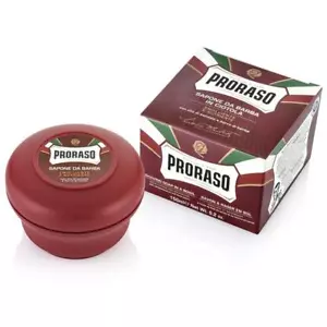 PRORASO SANDALWOOD & SHEA BUTTER NOURISH SHAVING SOAP IN A BOWL 150ML - Picture 1 of 1