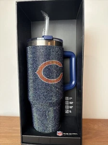 NFL Bling Colossal Rhinestones Tumbler Chicago Bears Licensed 46 OZ - Bild 1 von 5