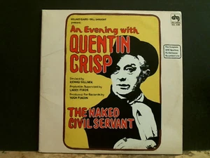 QUENTIN CRISP The Naked Civil Servant DBL LP 1979 Gay icon Lovely copy! - Picture 1 of 4