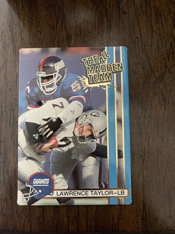 1990 Action Packed Lawrence Taylor All Madden Team #12 - Image 1 of 1