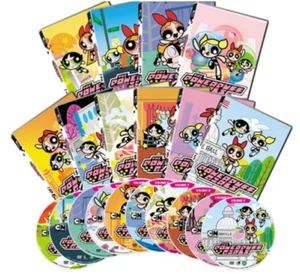 Powerpuff Girls DVD 10-teiliges Set Kind Lernen Animation in Englisch oder Sprachen - Bild 1 von 15