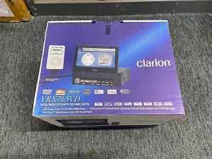 CLARION VRX765VD IN-DASH DVD PLAYER WITH VIDEO SCREEN *CLASSIC* - Picture 1 of 5