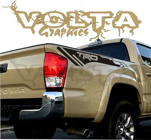 2x calcomanías de vinilo de cabecera trasera para Toyota Tacoma 2004-2024 gráficos laterales - Imagen 1 de 1
