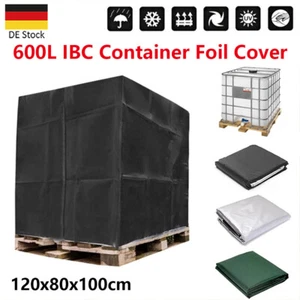 600L IBC Container Abdeckung UV-Schutz Folienhaube mit Lochauschnitt drei Farben - Bild 1 von 11