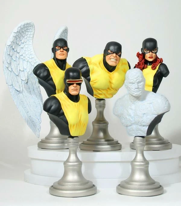 Original X-Men Mini-Busto Paquete de 5 Set Bowen Designs 277/550 NUEVO SELLADO Foto 1 de 4