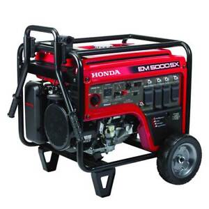 Honda EM5000SXK3AN 5000W 120/240V Electric Start Generator w/CO-MINDER Bluetooth