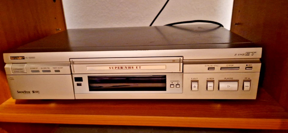 ✅ Sharp VC-S2000 S-VHS Videorecorder | Super VHS ET | getestet | Retro Player - Bild 1 von 1