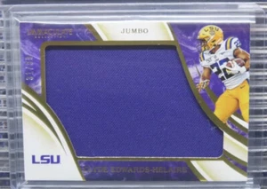 2020 Immaculate CLYDE EDWARDS-HELAIRE JERSEY CHIEFS LSU Jumbo Patch RC /99 - Picture 1 of 2