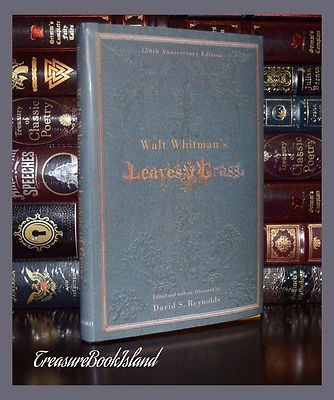 Листья травы Уолт Уитмен 150-летие новый в твердом переплете Deluxe издание - Изображение 1 из 4