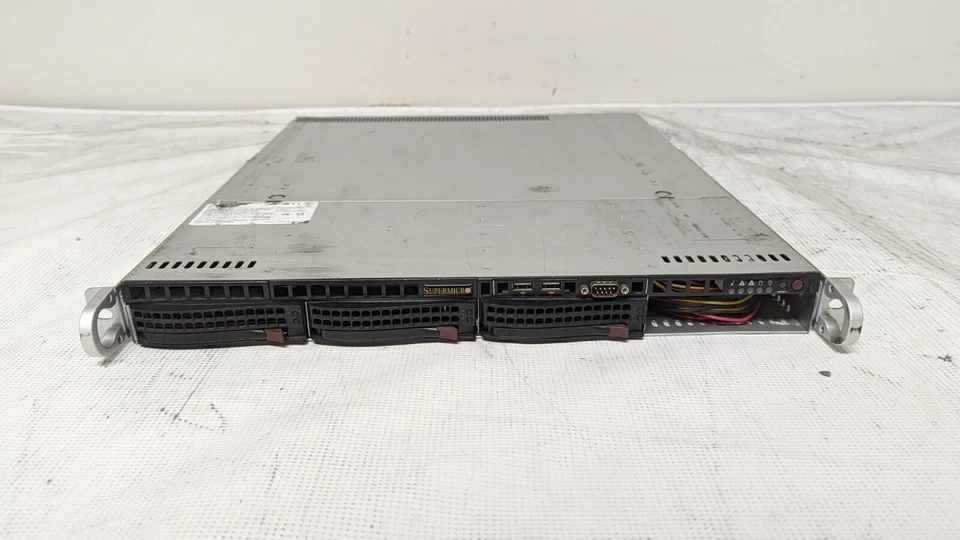 Supermicro 1U Server X9SCL-F Xeon E3-1220 v2 3.1ghz Quad Core  16GB - Image 1 of 4