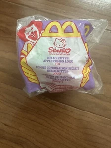 McDonald’s Sanrio Hello Kitty Apple Combo Lock Happy Meal Toy 9 Vintage 2000 Y2K - Picture 1 of 1