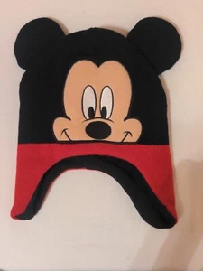 Disney Mickey Mouse Toddler Knit Beanie Hat With Ears  Toboggan Kids Child  - Picture 1 of 3
