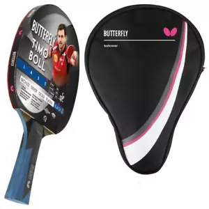 1x Timo Boll Black 85031 Tischtennisschläger + Tischtennishülle Drive Case - Bild 1 von 5
