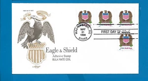 Scott 3270-3271 Eagle and Shield PN S11111 May 21 1998 ARTMASTER FDC CK2 - Picture 1 of 1