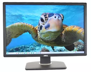 Grade A Dell U2412M 24" Widescreen Monitor 1920x1200 DisplayPort DVI VGA - Picture 1 of 11