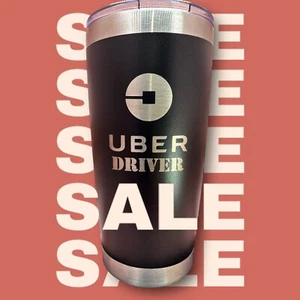 UBER DRIVER -2 SIDED LASER ENGRAVED -20 oz INSULATED TUMBLER -WITH YOU NAME- - Picture 1 of 5