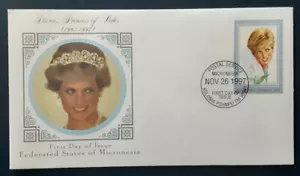 MICRONESIA Oceania 1997 60c FDC Diana Mi 591 Scott 273 VF 3858-1 - Picture 1 of 2