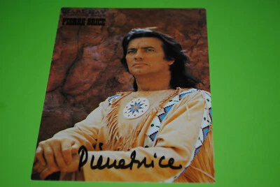 Original Autogramm - Pierre Brice-  Karl May - Winnetou  Elspe - Bild 1 von 4
