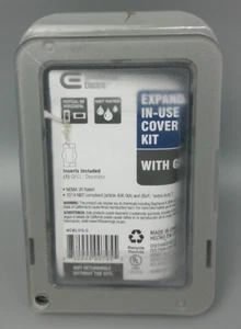 Commercial electric WCWL1PG-D 1-Gang Weatherproof Receptacle Cover and GFCI - Picture 1 of 4