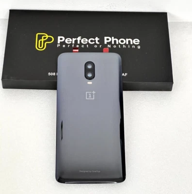 PERFECT PHONE OnePlus 6T OEM Replacement Back Glass Battery Cover With Camera Lens -UK