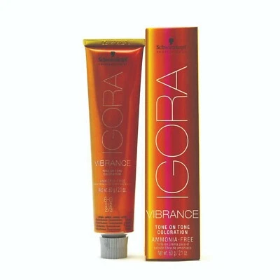 Schwarzkopf Igora Vibrance Tone on Tone Colouration Hair Dye 60ml Tube BNIB  - image 1 of 3