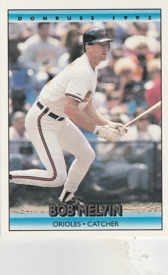 FREE SHIPPING-MINT-1992 Donruss #231 Bob Melvin Baltimore Orioles Baseball Card - Image 1 of 1