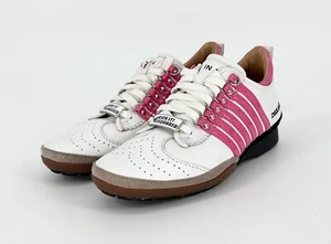 Dsquared2 Damen Sneaker Gr. 37.5 weiß/pink Logo - Bild 1 von 7
