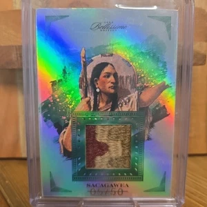 2023 Pieces Of The Past Sacagawea Tri-colored Native American Blanket Relic 5/50 - Picture 1 of 4