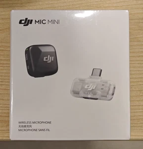 DJI Mic Mini Wireless Mic 1TX+1RX –8H Battery, Omnidirectional, Phone/Action Cam - Picture 1 of 17