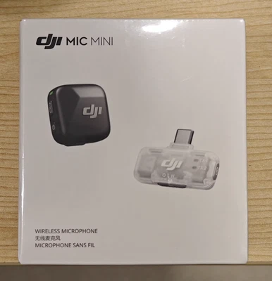 DJI Mic Mini Wireless Mic 1TX+1RX –8H Battery, Omnidirectional, Phone/Action Cam - Image 1 of 4