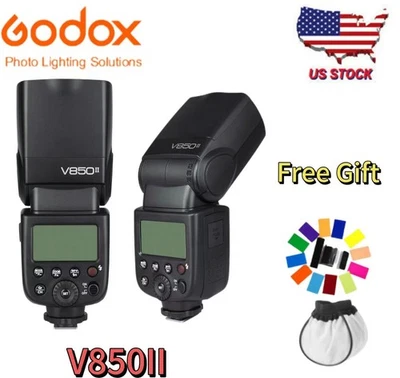 US Godox V850II GN60 2.4G 1/8000s HSS Camera Flash Speedlight,1.5s Recycle time  - Image 1 of 4