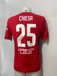 Maglia ufficiale Fiorentina Serie A 2018/19 M AUTOGRAFATA: CHIESA - Foto 1 di 4