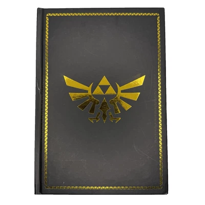 Nintendo The Legend Of Zelda Hyrule Crest Journal Negro Dorado Una Página Marcada Foto 1 de 4