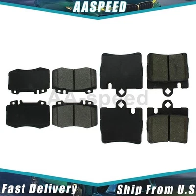 Pastillas de freno delanteras traseras para Mercedes-Benz CL500 2003 2002 2001 2000 Posi silenciosas Foto 1 de 4