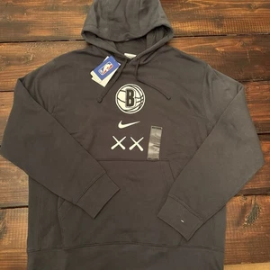 Sudadera con Capucha Nike x KAWS x Brooklyn Nets City Edition Talla Grande Gris FB4812-070 RARA - Imagen 1 de 6