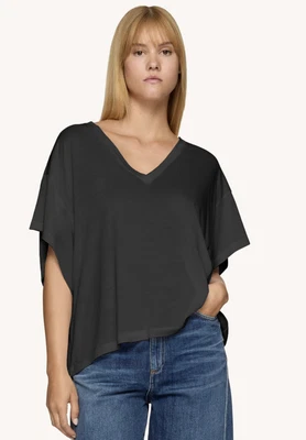 Camiseta Manga Corta Mujer Dondup Color Nero Foto 1 de 3